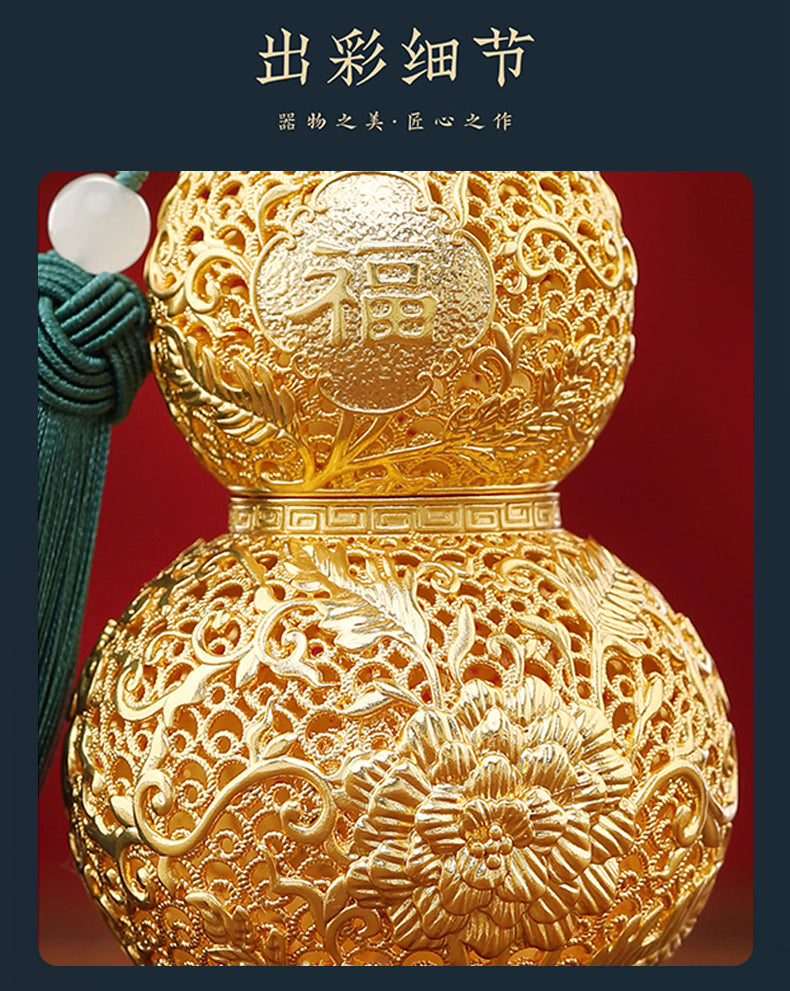 『真步堂』富貴福祿花絲葫蘆