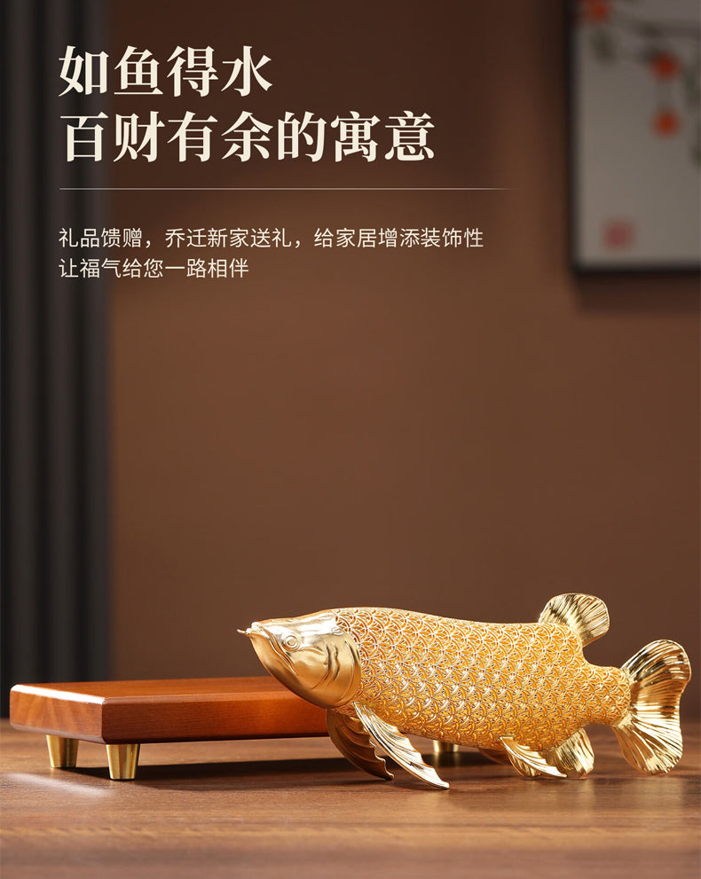 『真步堂』花絲金龍魚