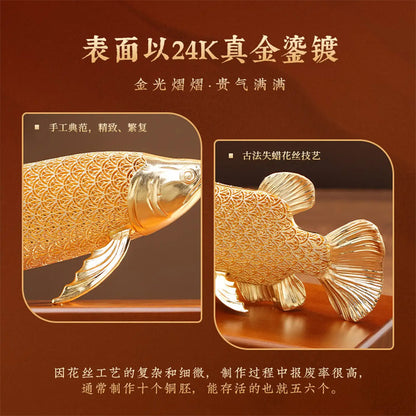 『真步堂』花絲金龍魚