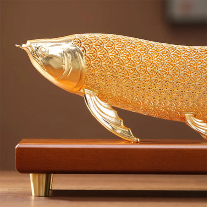 『真步堂』花絲金龍魚