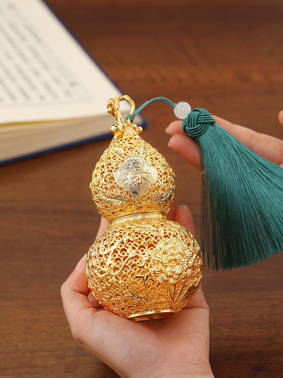 『真步堂』富貴福祿花絲葫蘆