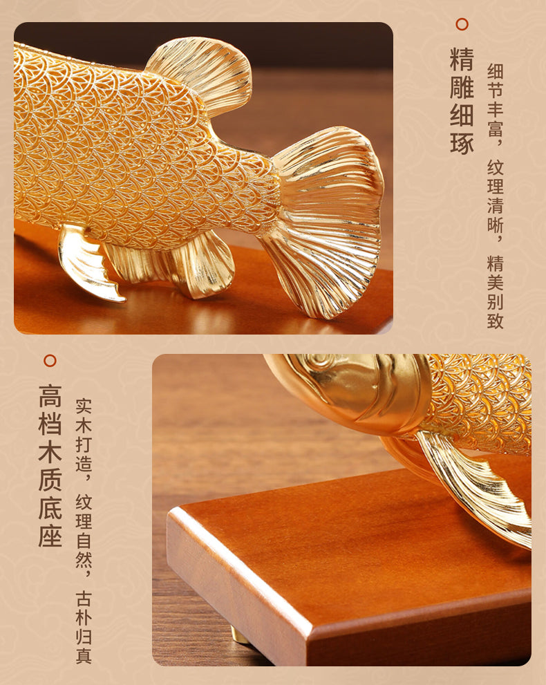『真步堂』花絲金龍魚