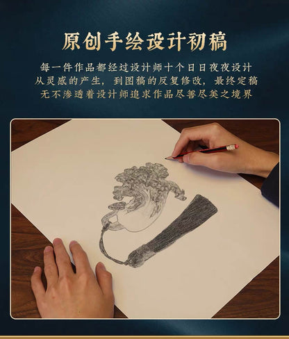 『真步堂』手握小白菜招财摆件
