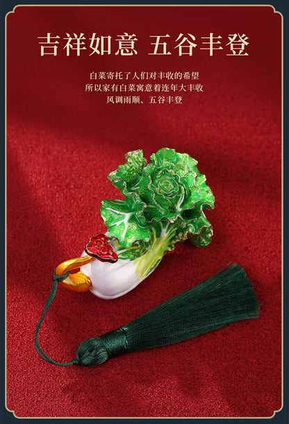 『真步堂』手握小白菜招财摆件